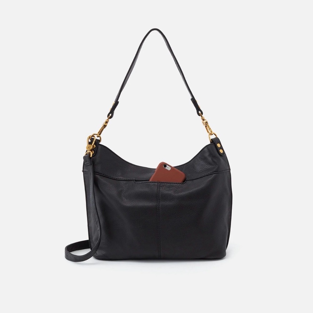 Pier Shoulder Bag in Pebbled Leather